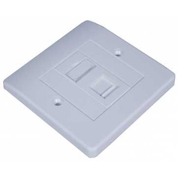 Cat6 Keystone Jack Ethernet RJ45 Faceplate